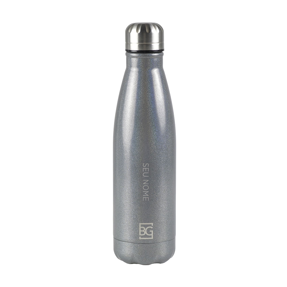Garrafa Térmica Glitter Dual 500ml Onix