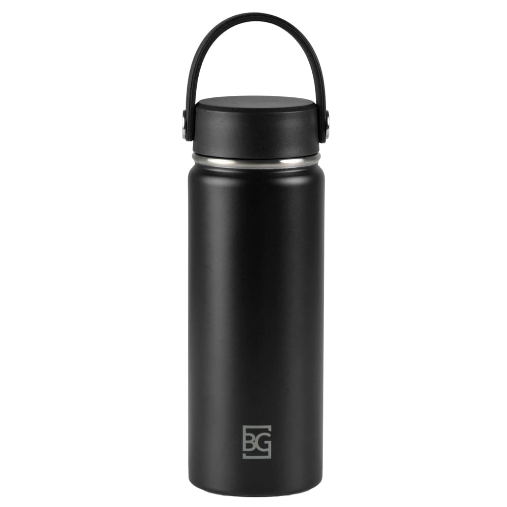 Garrafa Térmica Dual Com Alça 600ml Preta