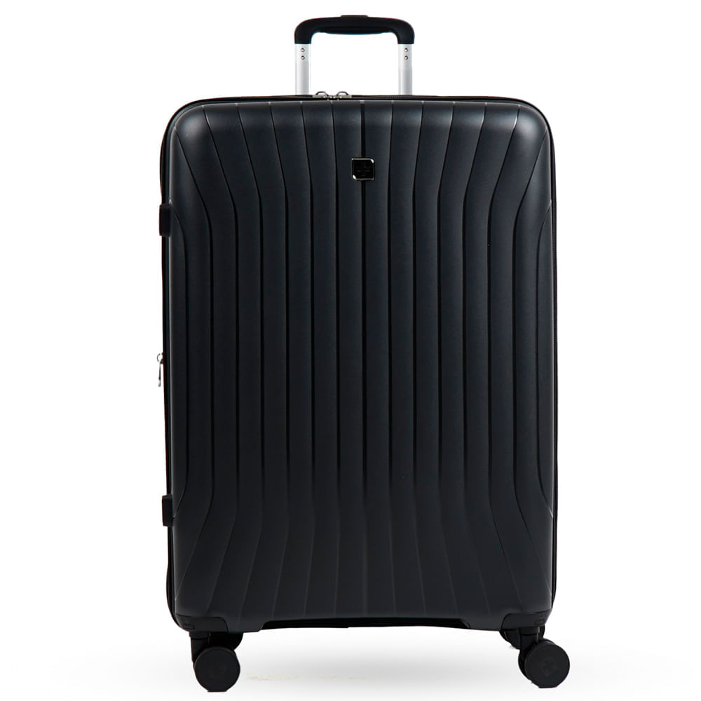 Vista frontal do produto 0018977458004---MALA-SWISS-ONE-TOPAZIO-MED--PRETO-M--1-