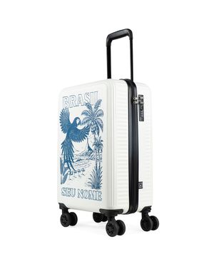 PERSONALIZÁVEL Mala de Bordo My Way Brasil Branca – foto 3