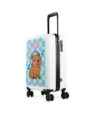 PERSONALIZÁVEL Mala de Bordo My Way Capivara Azul e Branca – foto 3