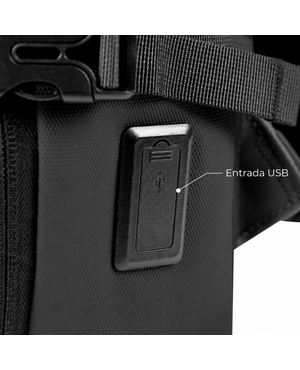 Mochila Executiva Masculina Cosmo Preta – foto 11
