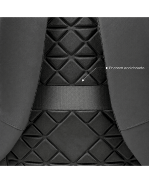 Mochila Executiva Masculina Cosmo Cinza – foto 14