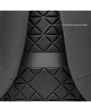 Mochila Executiva Masculina Cosmo Preta – foto 13