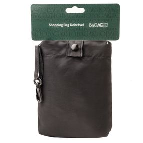 Bolsa de Viagem Pequena Dobrável Bagaggio Preta – foto 2