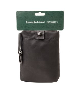 Bolsa de Viagem Pequena Dobrável Bagaggio Preta – foto 2